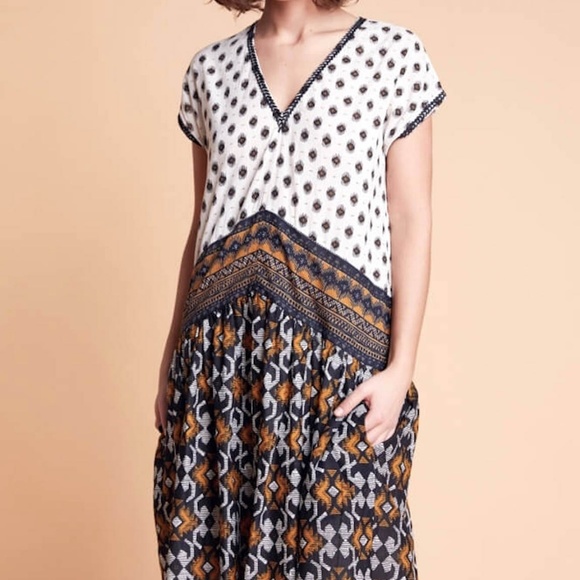 Wild Ethnic Print Dress - Picture 2 of 4